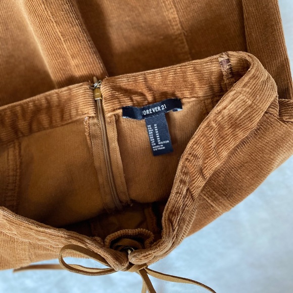 Tan Corduroy Skirt - Picture 4 of 4
